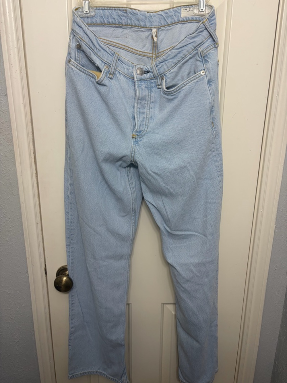 rag & bone Logan Low Rise Wide Leg Jeans